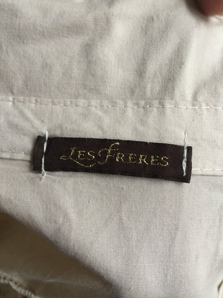 Les Freres Sommer Tunkia Long Bluse Gr.L mit Steg im Rücken