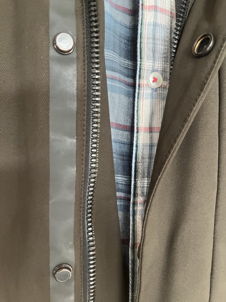 S.Oliver Allwetter Jacke mit Kapuze Gr. L warm wattiert Khaki