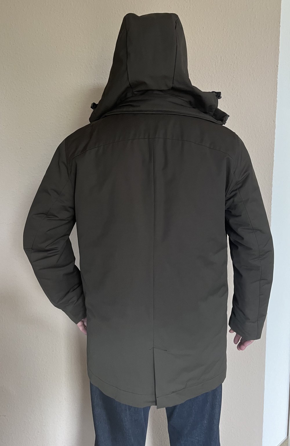 S.Oliver Allwetter Jacke mit Kapuze Gr. L warm wattiert Khaki