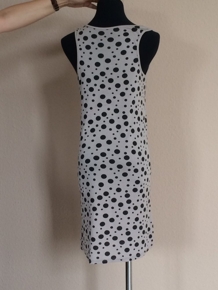 Strandkleid, Tanktop Kleid, Sommerkleid Gr.S Tanktop Kleid Hängerchen gepunktet