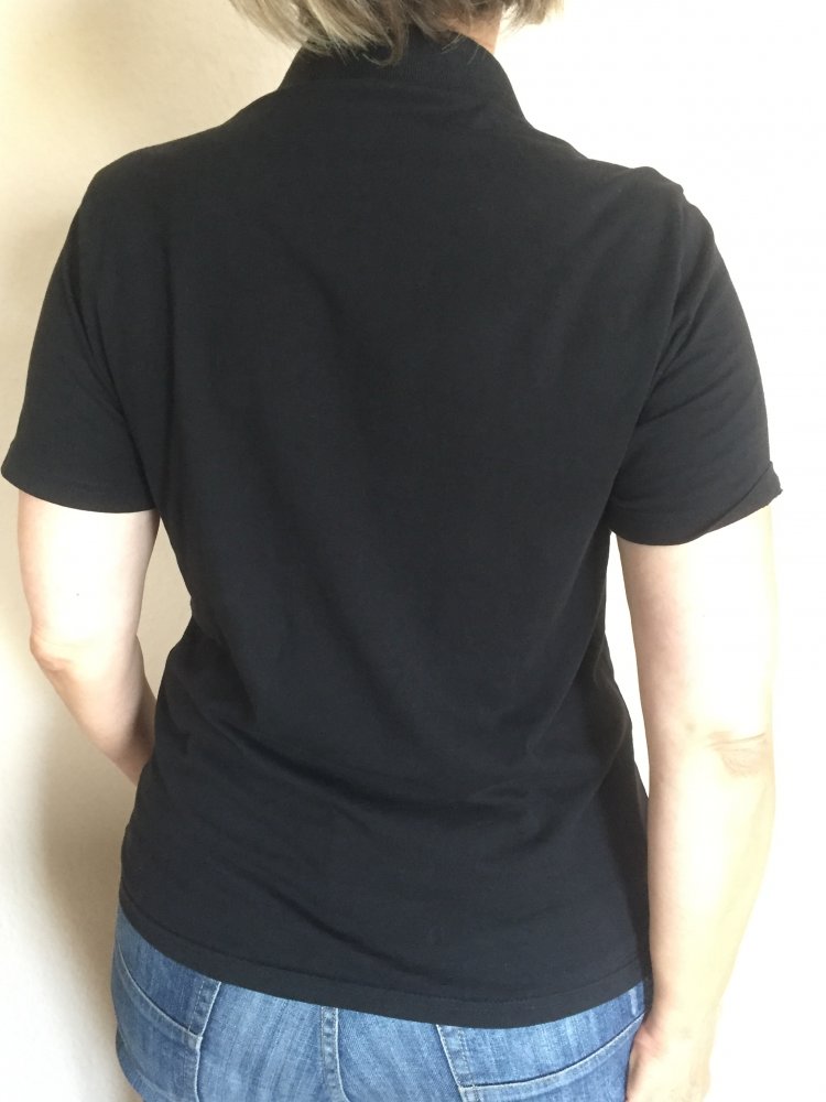 Puma Poloshirt Gr.S/M Unisex schwarz kurz Arm