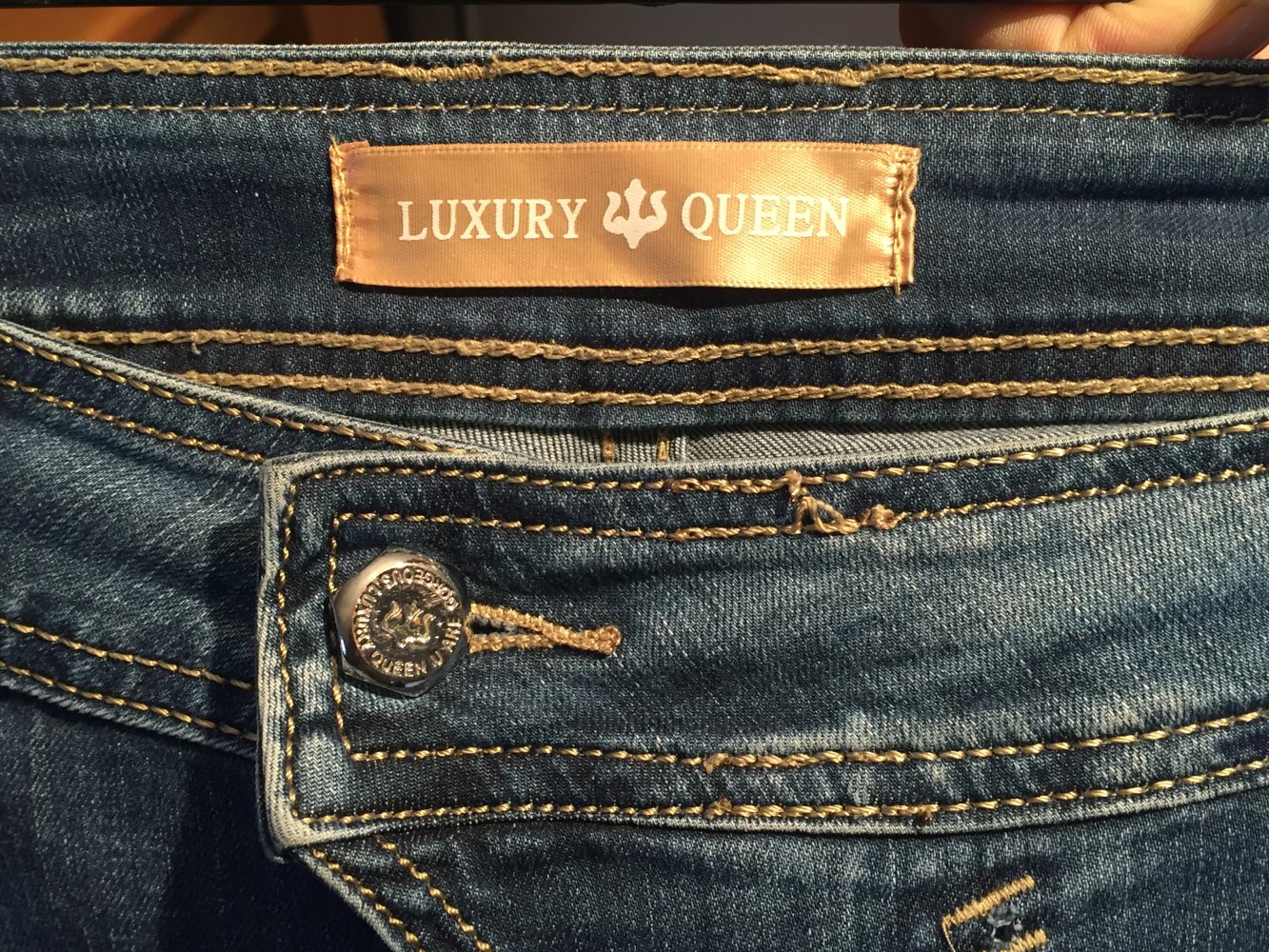 Luxury Queen Super Low Waist Treggings Jeans Gr.36