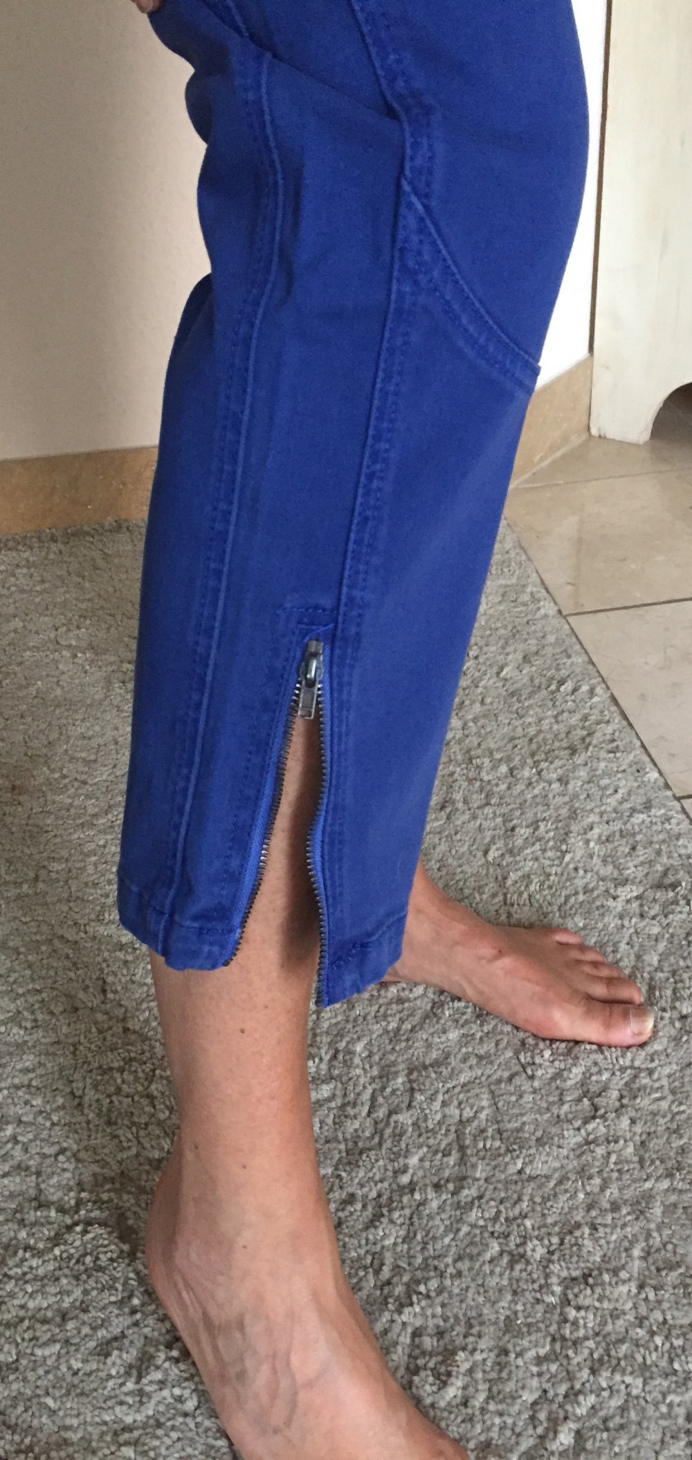 Best Connections Hose Gr.40 royalblau mit RV an der Wade