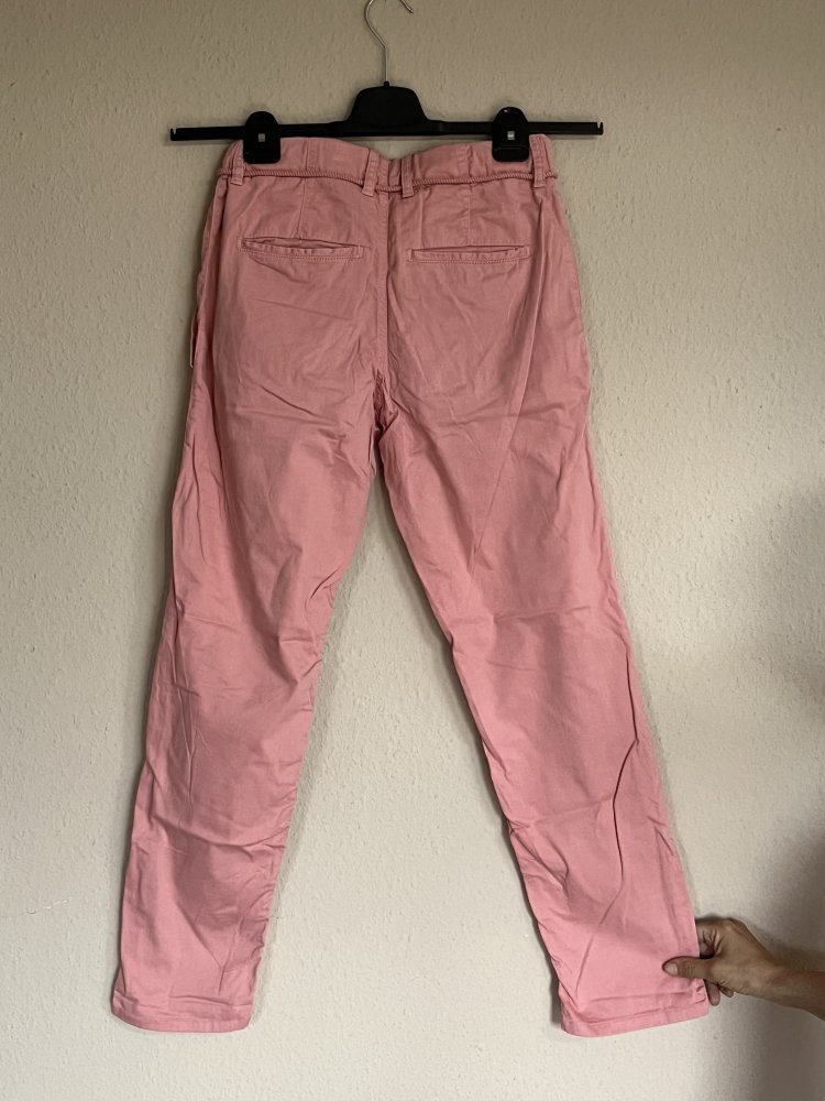 Drykorn Mid Waist Sommerhose Baumwolle Gr.S mit Kordel Gürtel, 2 großen Taschen vorne und 2 hinten