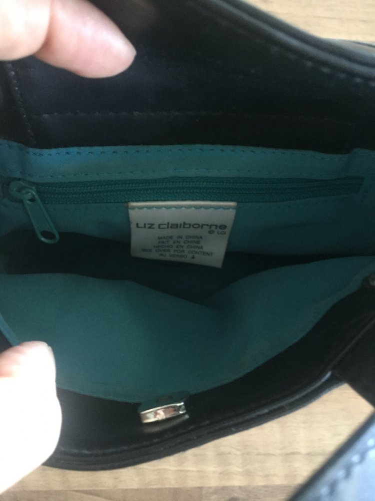 Liz Claiborne Kosmetiktasche / Mini Handtasche / Kulturbeutel