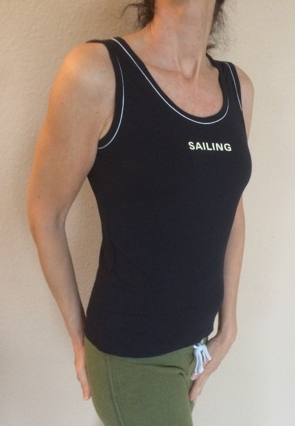 Hammer Maritimes Sailing Tank Top Gr.M dunkelblau / weiß