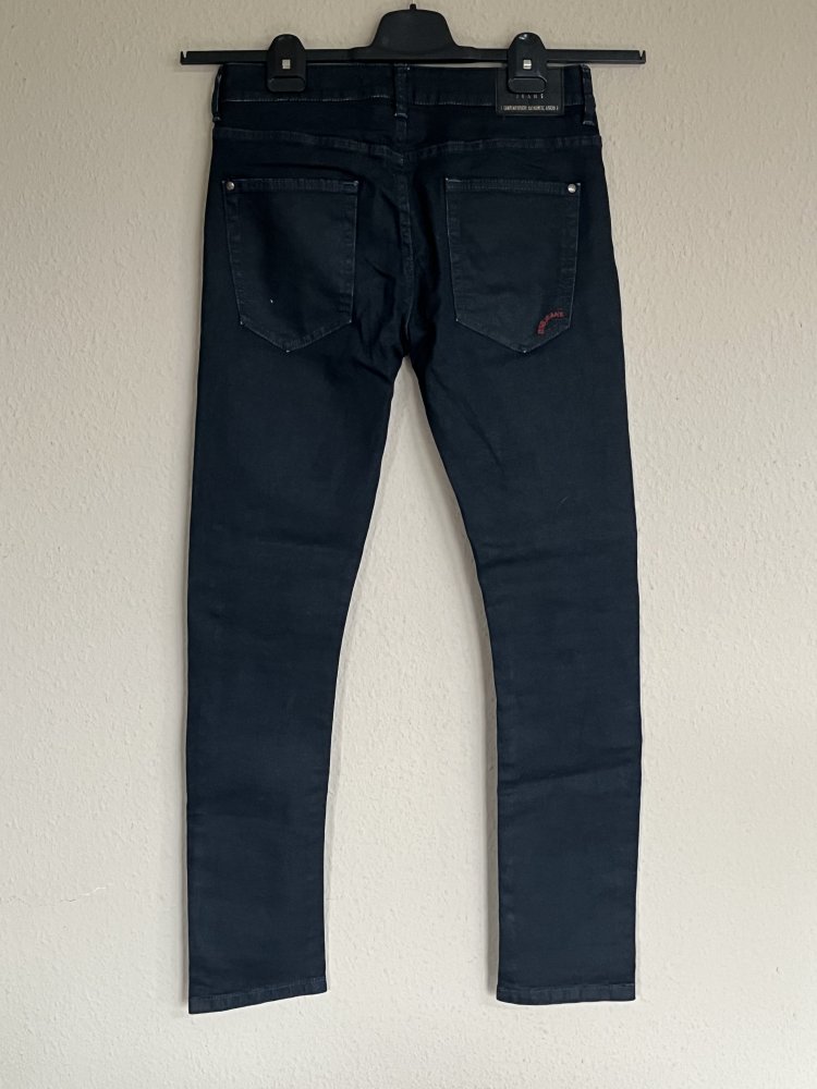 BSB I´m Frankie Jeans Dual Farben Gr.27 / S Dunkelblau / Schwarz mit Nieten Deko
