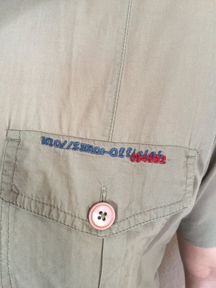Maver Boy Scout Hemd kurz Arm Gr.M mit Druckknöpfen