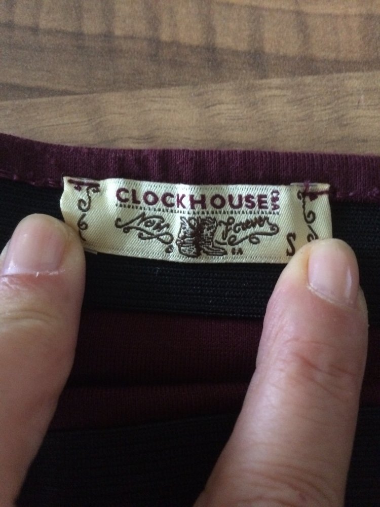 Clockhouse Rock mit Nieten Gr.S Weinrot Bordeaux Mini