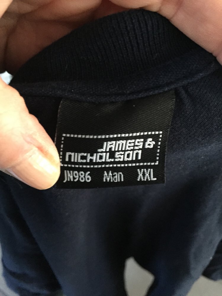 James & Nicholson Polo Shirt Gr.XXL Unisex Navy Blau