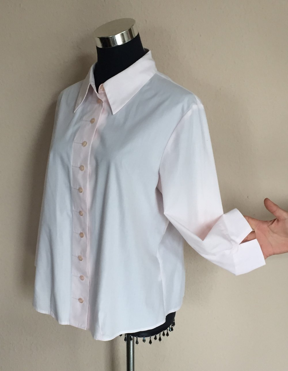 Erfo Basic Bluse Gr.XL hellrose bügelleicht