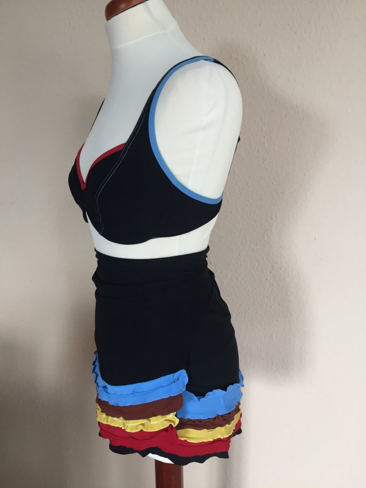 Lidea Bikini Gr.M schwarz mit Color Blocking Umrandung