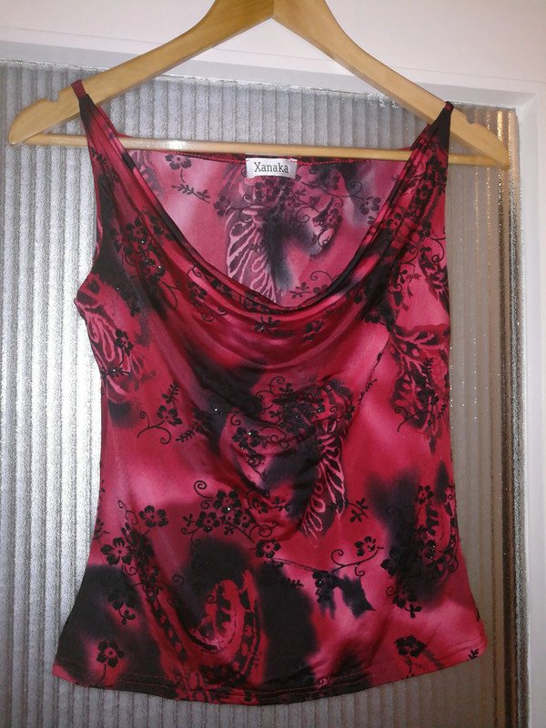 Xanaka Vintage Wasserfall Top M 38