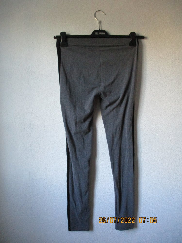 Leggings von pepperts!, grau /schwarz, Größe 158/164