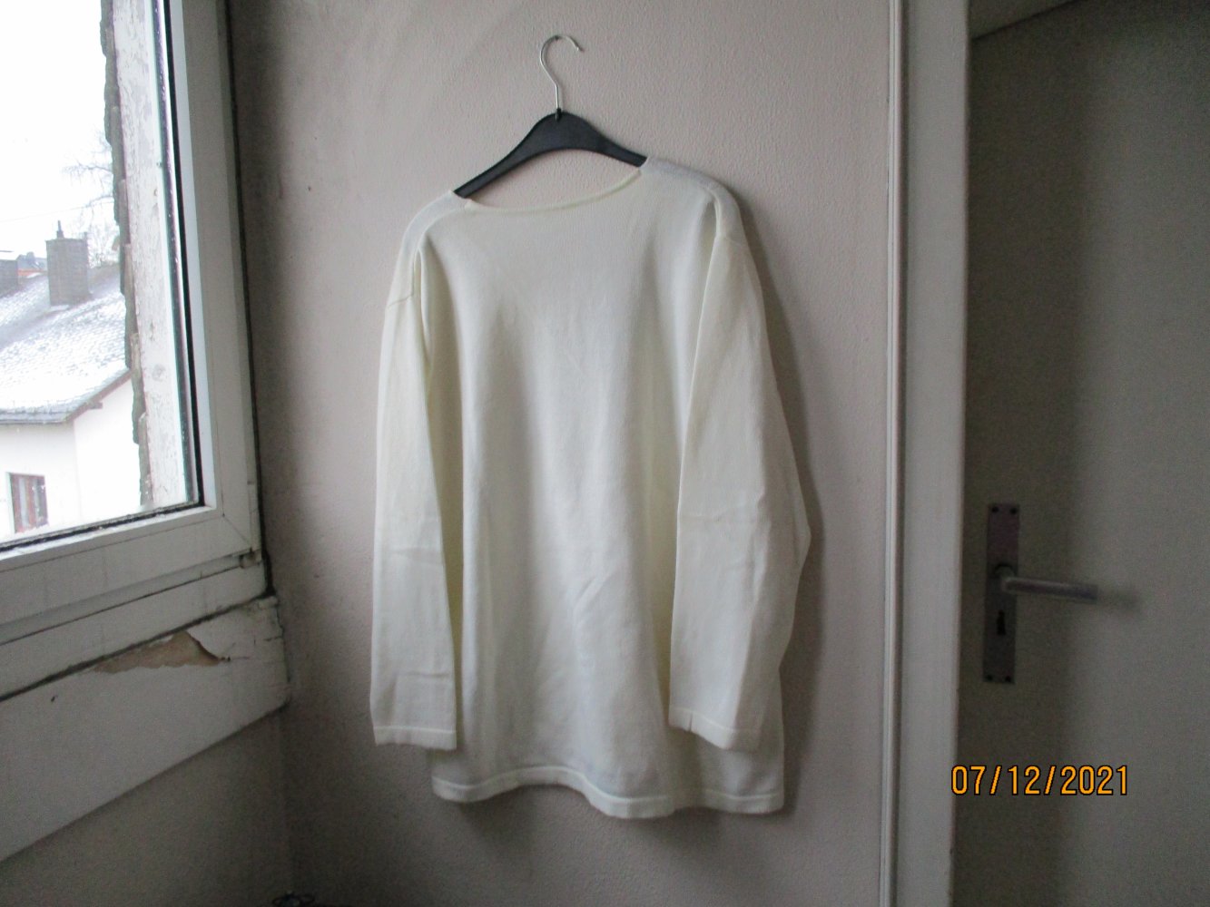 Pullover, weiß, Größe 44/46