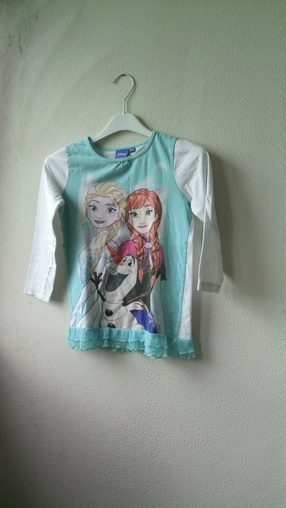 Pullover von Disney, türkis/weiß/bunt, Größe 110/116