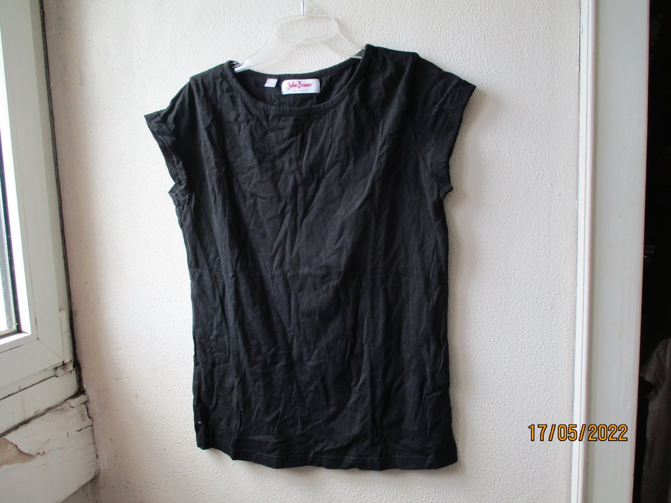 T-Shirt von John Bauer Jeanswear, schwarz, Größe 40/42