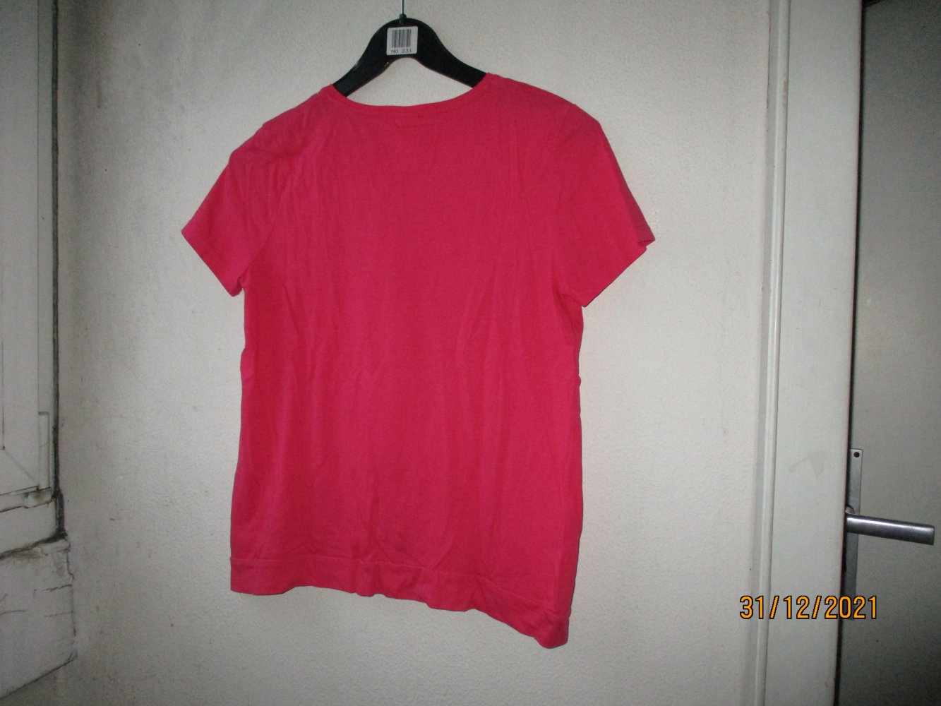 T-Shirt von here+there C&A,pink/weiß/schwarz, Größe 158/164