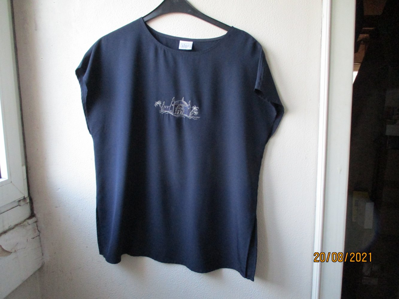 Shirt von Roert Dansel, blau, Größe 40