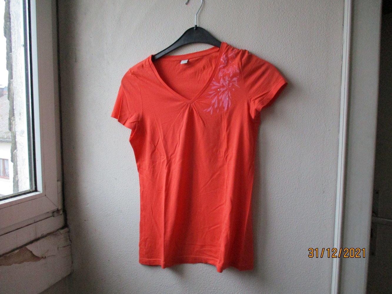T-Shirt von s. Oliver, orange, Größe 38