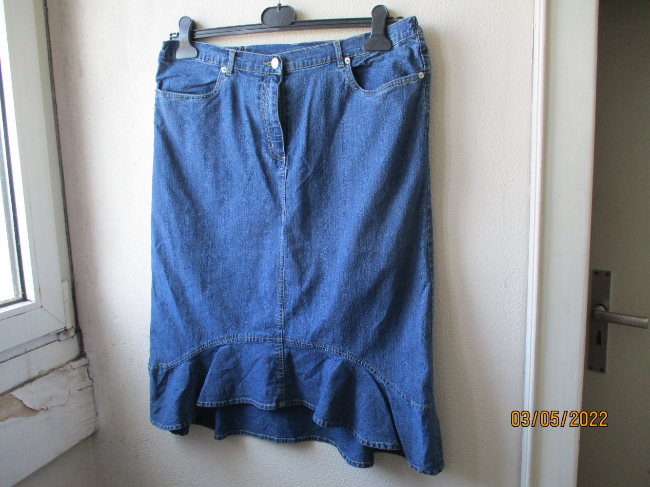 Jeansrock von M&S Mode, blau, Größe 42