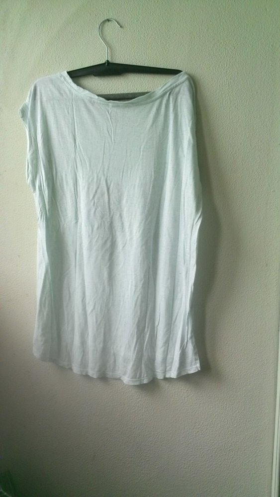 T-Shirt von s. Oliver, weiß/bunt, Größe 38