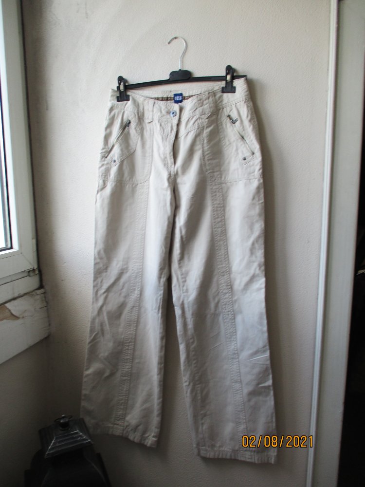 Hose von Cecil, creme, Größe 30