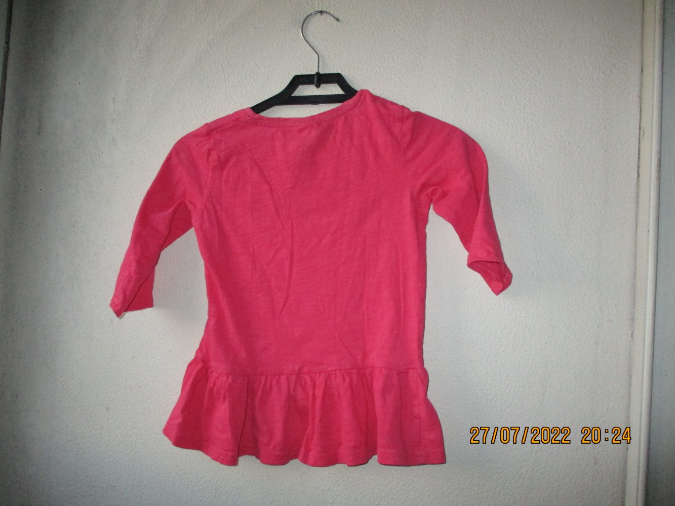 Kleid von kiki & koko, pink/schwarz silber, Größe 122
