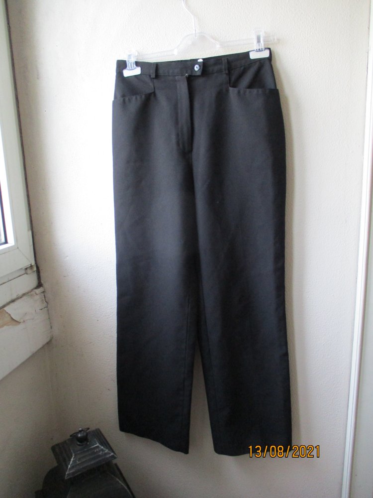 Hose , schwarz, Größe 38