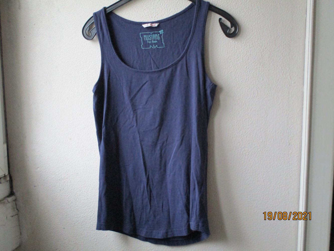 Shirt von Mustang, blau, Größe L