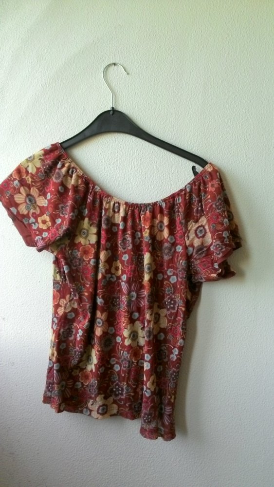 Shirt von Outfit, braun/bunt, Größe L