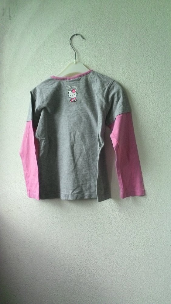 Pullover von Hello Kitty, grau/pink/bunt, Größe 128/134