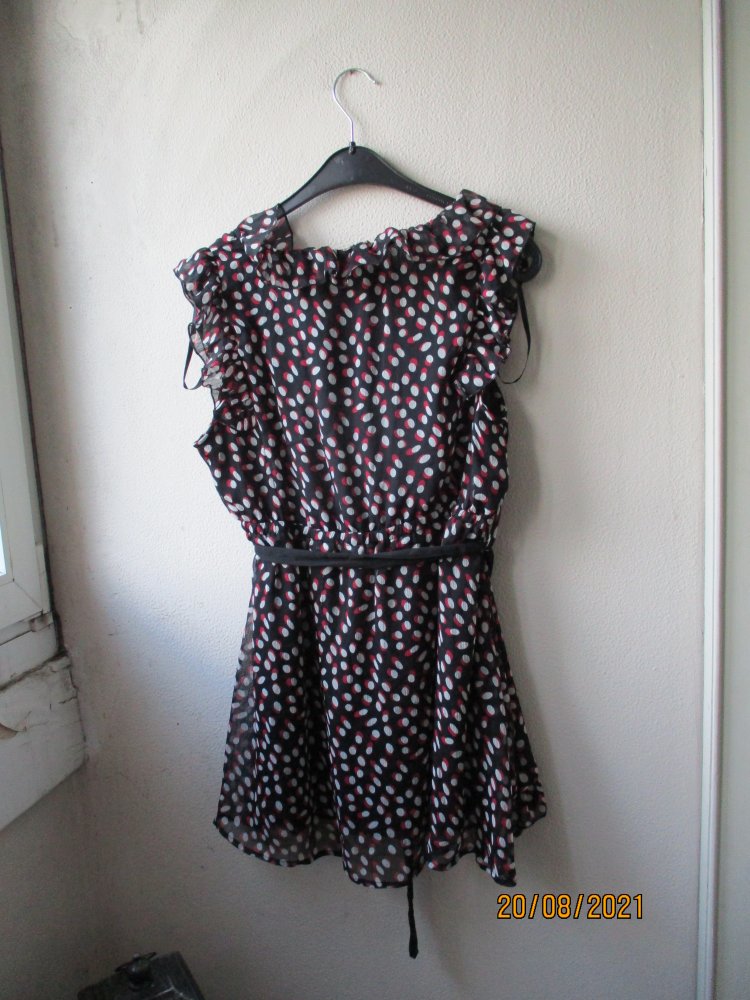 Kleid/Tunika von OKay, schwarz/bunt, Größe 44