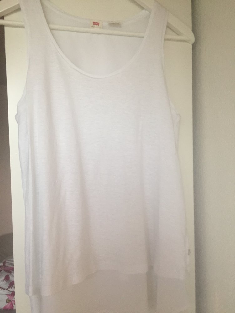 Trägershirt Levis weiss m. Ansatz