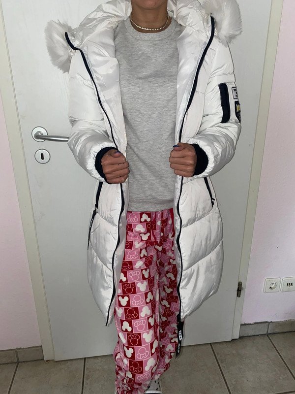 Lange Jacke. Winterjacke