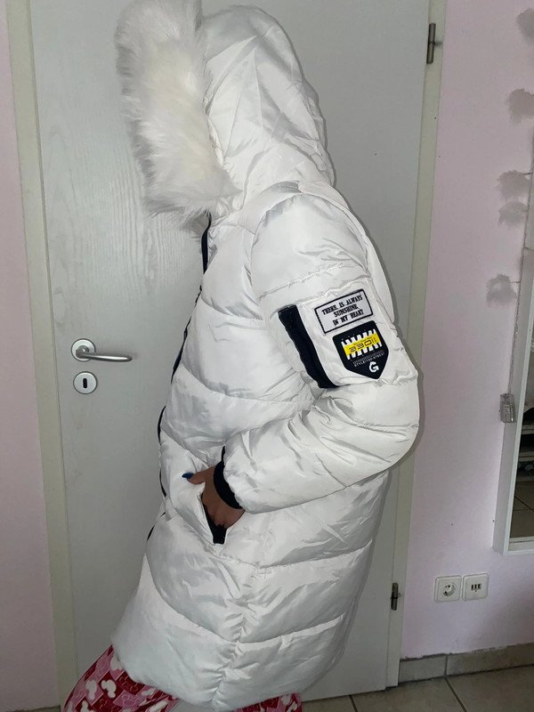Lange Jacke. Winterjacke