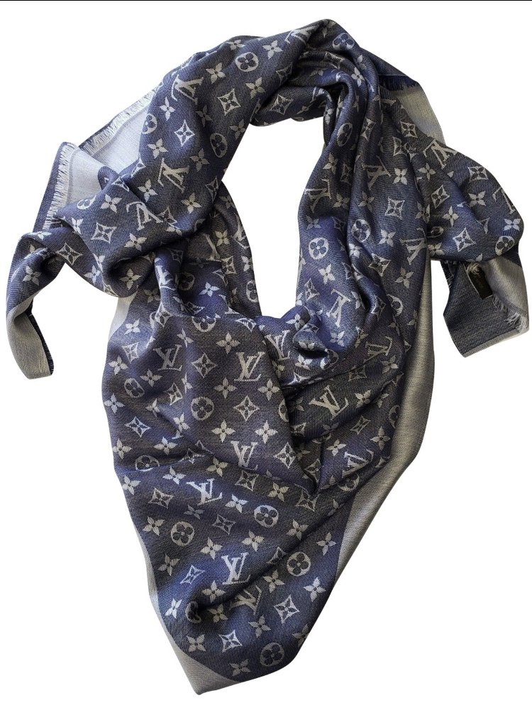 Louis Vuitton Tuch Blau 