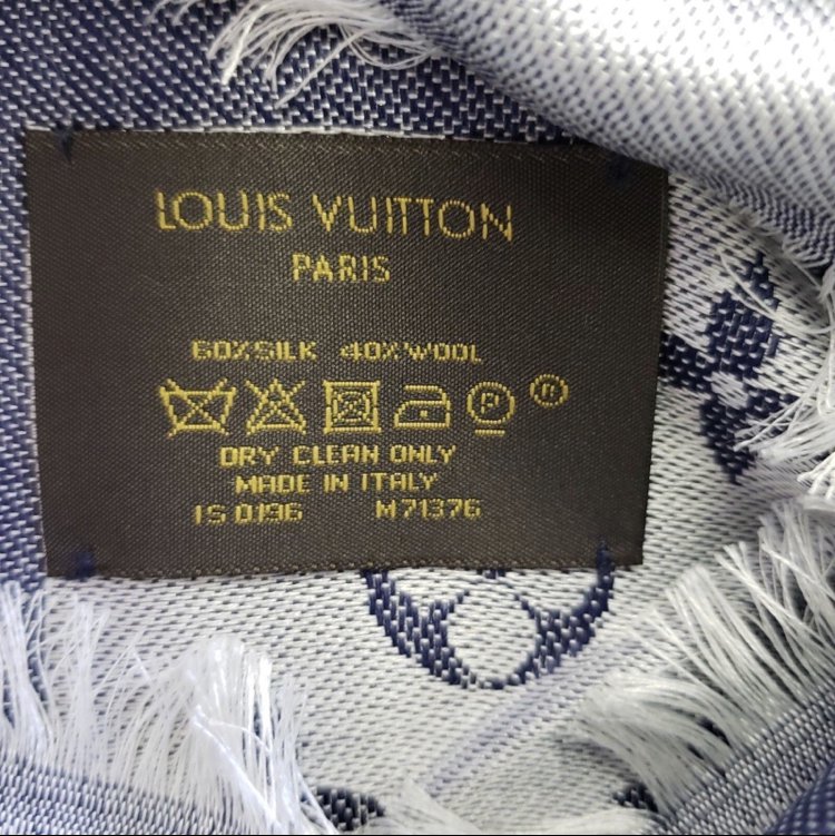 Louis Vuitton Tuch Blau 