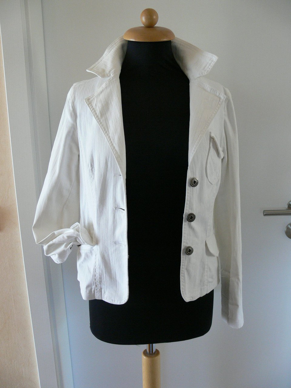 Street One Jeans Blazer weiss Gr. 36 