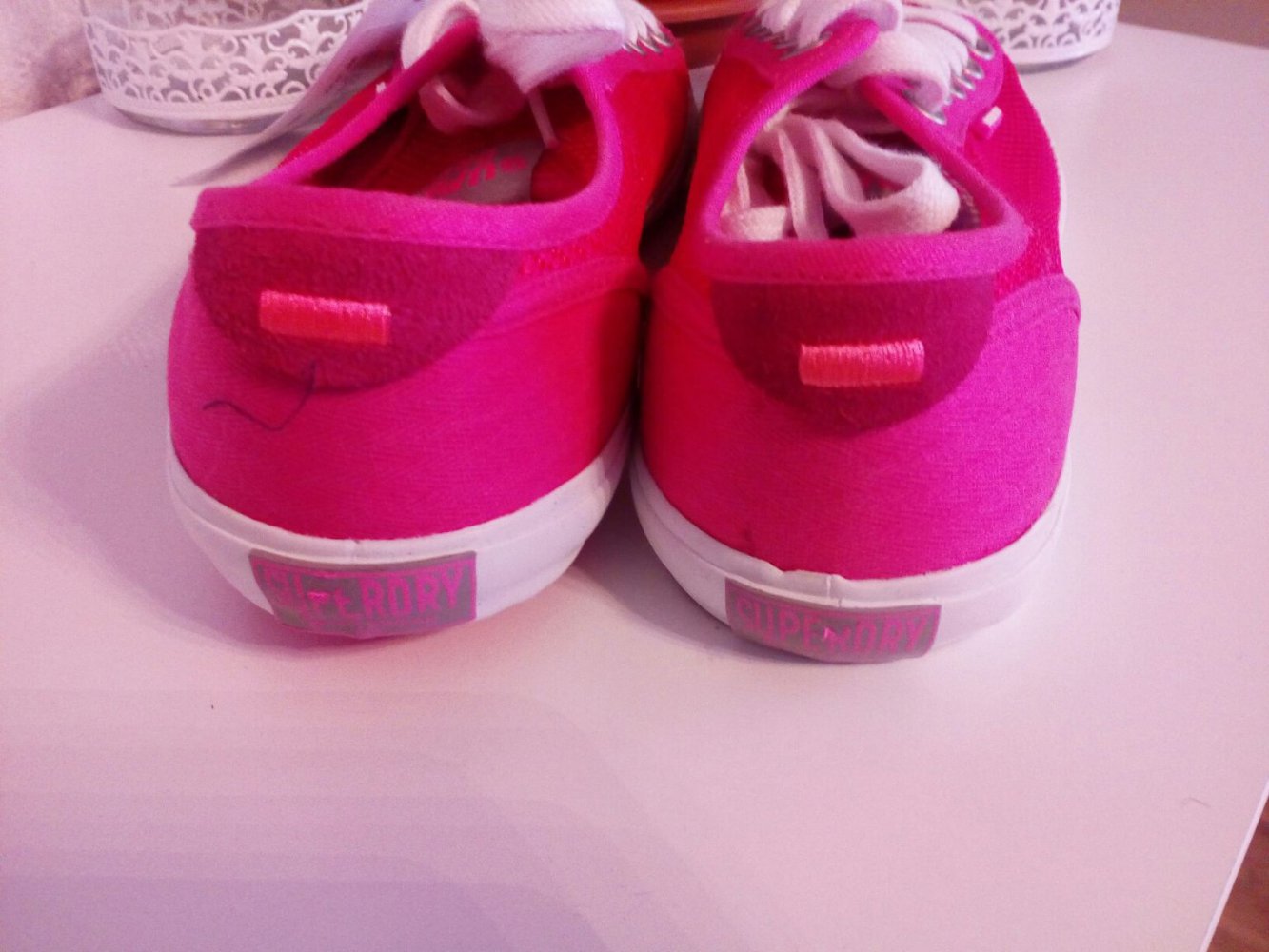 NEU mit Etikett! Superdry Damen-Sneaker Gr 40 Pink Sommer Shoes Fashionistas
