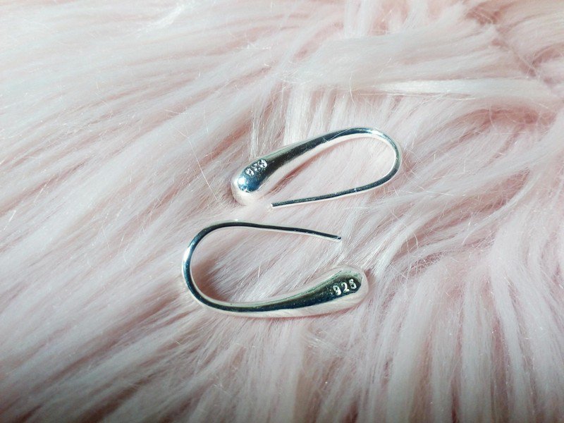 NEU! 925 Silber Hochglanz polierte Teardrops Earrings Tropfen Ohrringe Silber beschichtet plattiert