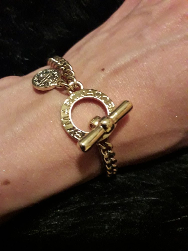 NEU! Exklusives Marc by Marc Jacobs Armband Gold Charm Bracelet 