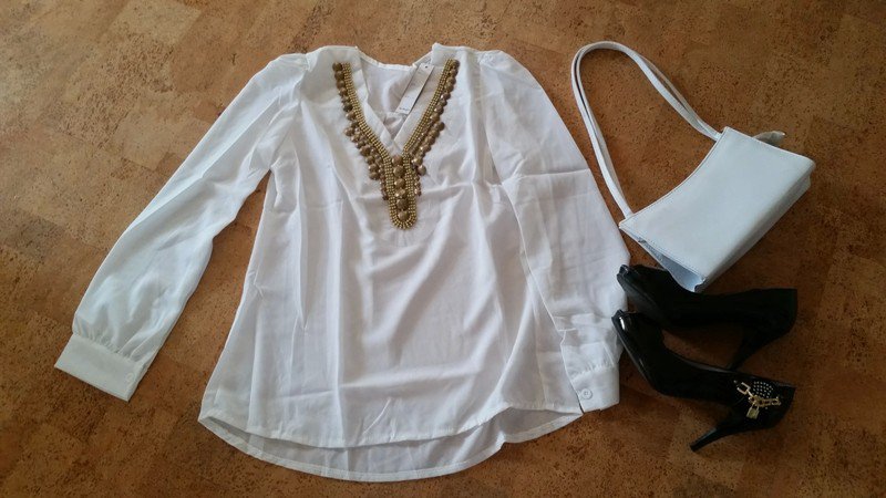 Blogger Style Bluse. Gr. 36. Ungetragen.
