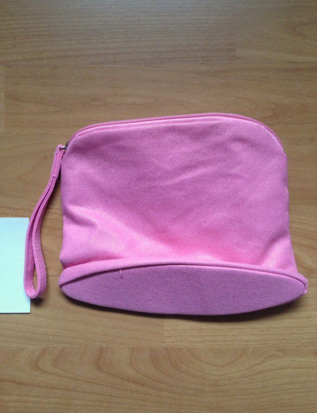 Kosmetiktasche von Yves Rocher in Rosa mit Gold NEU