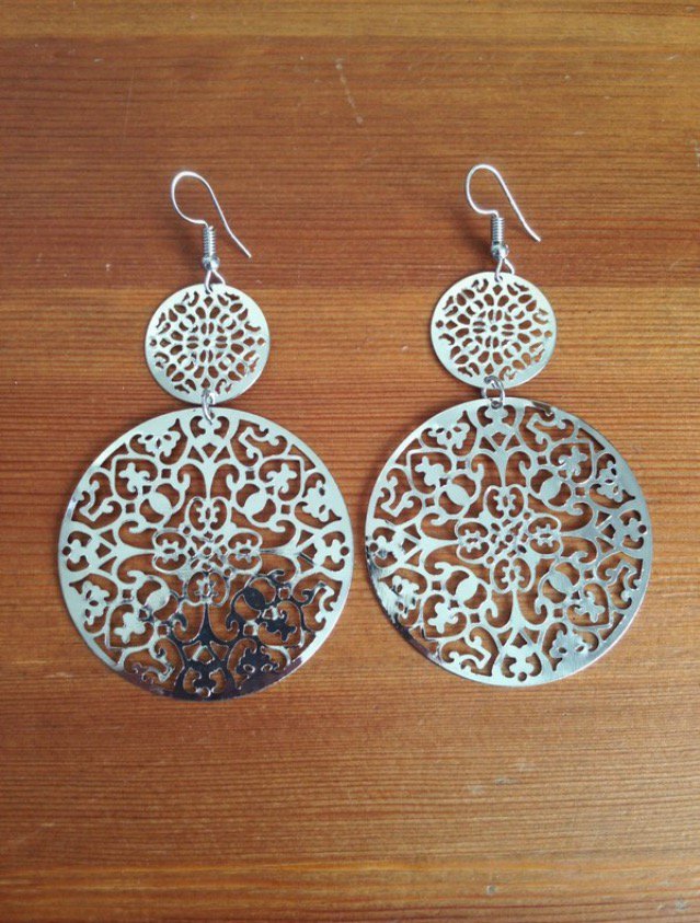 Orientalische Ohrhänger in Silber