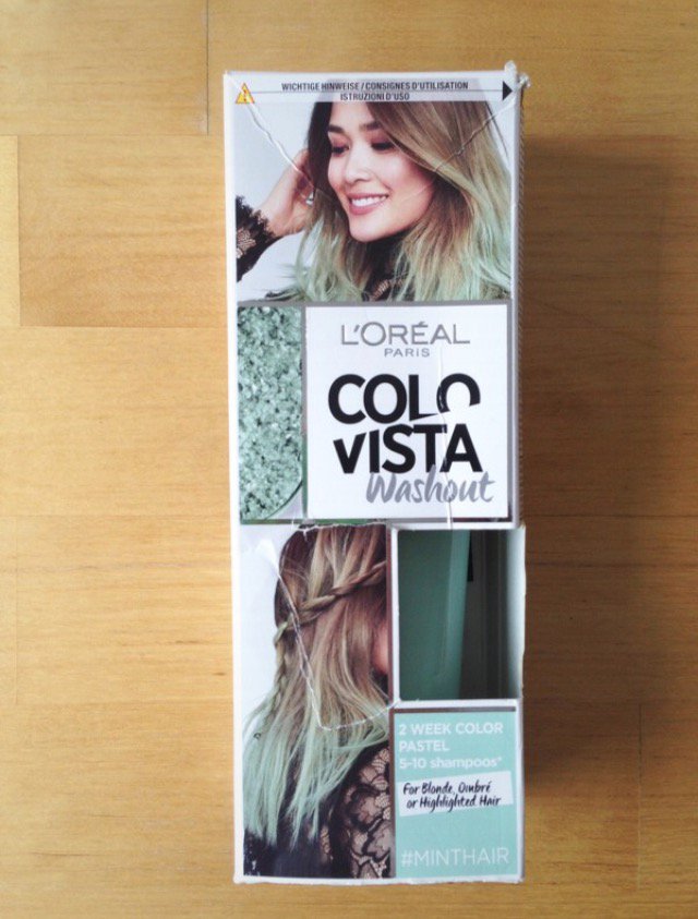 Angesagte Haarfarbe in Türkis von L'Oréal Colovista Washout NEU