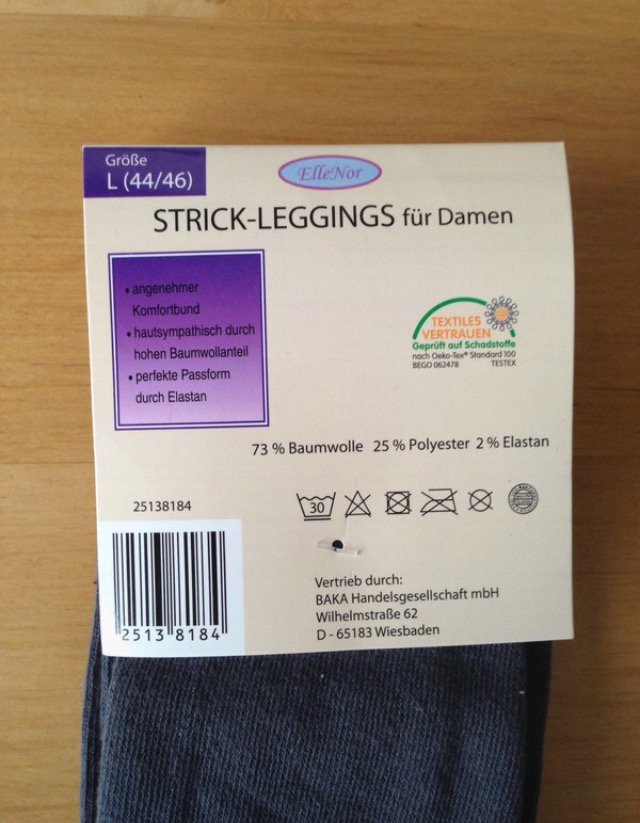 Schöne Leggings mit Rüschen in grau NEU
