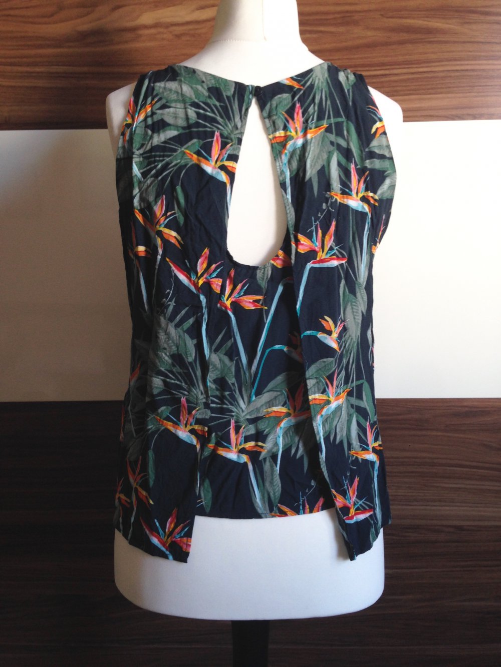 Buntes Top von Only Größe 38