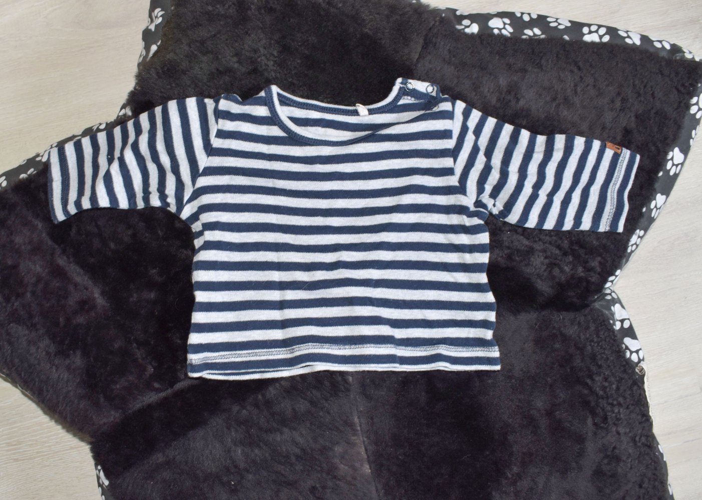 Staccato Shirt, Gr. 62, Langarm, gestreift