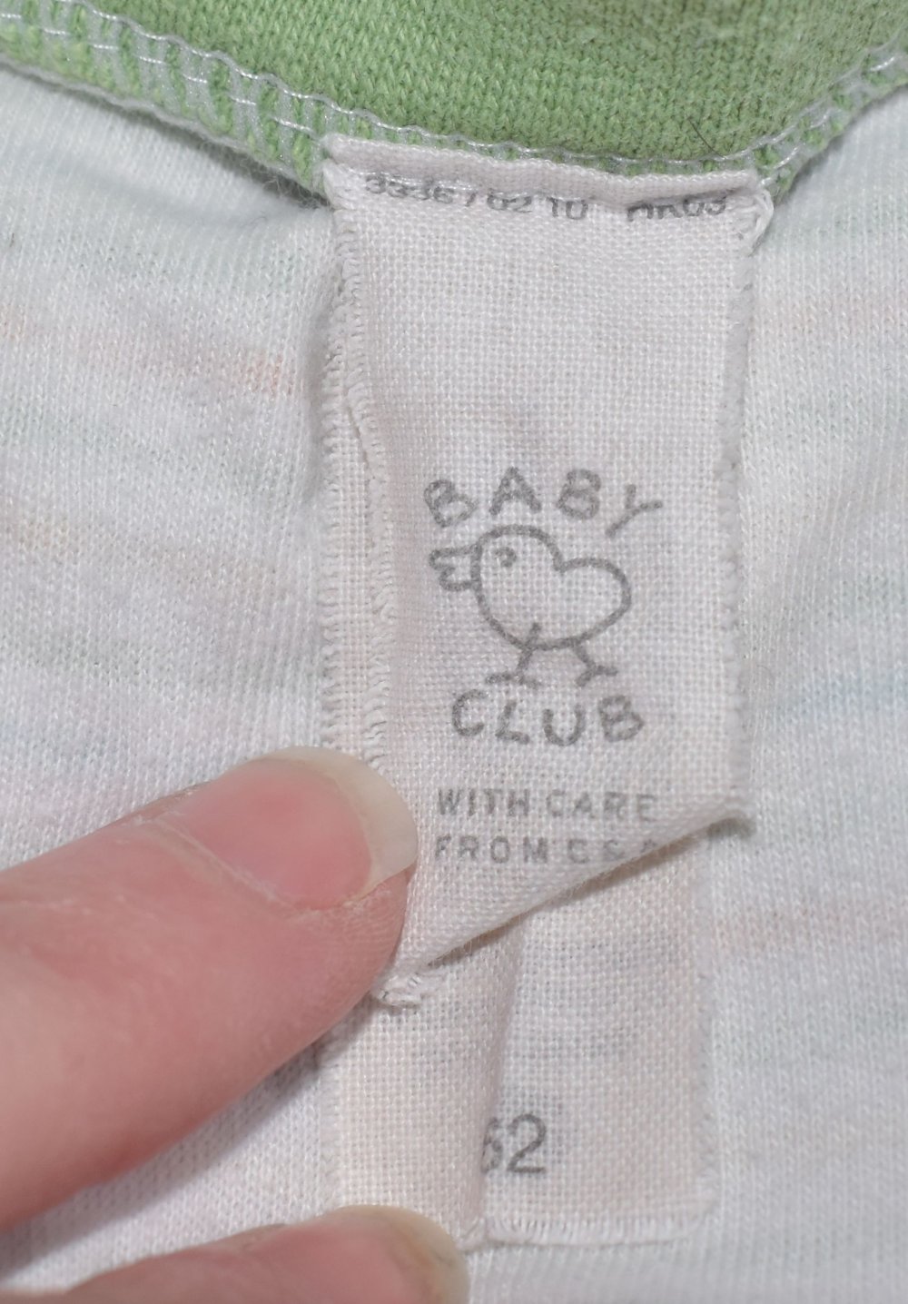 Schlafanzug, Strampelanzug Gr. 62, Baby Club